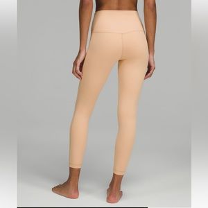 Lululemon Align HR Pant 25” size 6 color contour beige skin